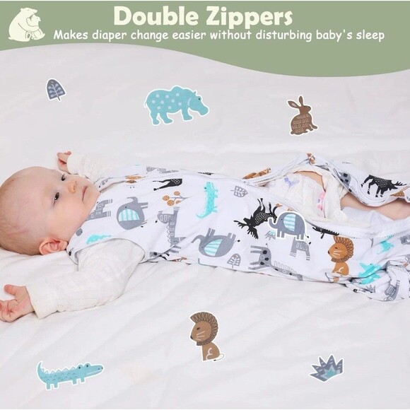 Lictin 2 Pack Baby Sleep Sack 18-36 Months Toddler 0.5 Tog Sleeping NEW IN BOX - Picture 11 of 12